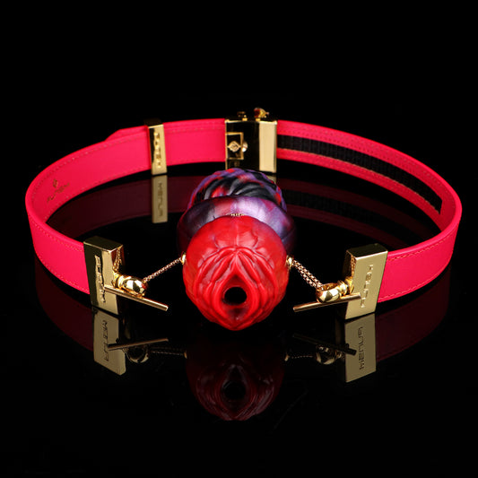 Mordaza de bola con dildo floral: despierta tus sentidos BDSM, juguete sexual para mujeres