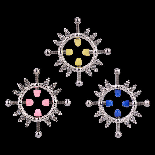 Pinzas metálicas para pezones, juguetes sexuales eróticos: ataduras BDSM de lujo, juguetes sexuales para mujeres