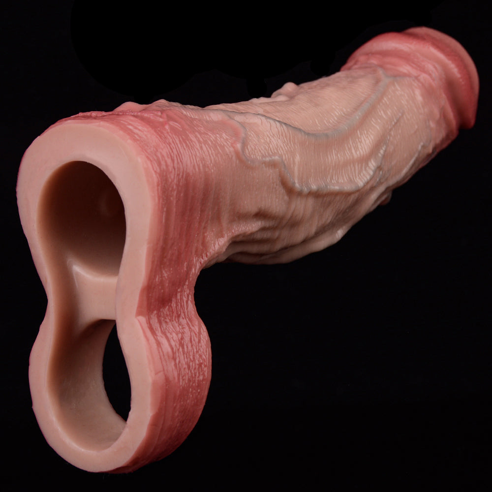 Long Silicone Penis Sleeve - Ultimate Male Cock Extender Sex Toys