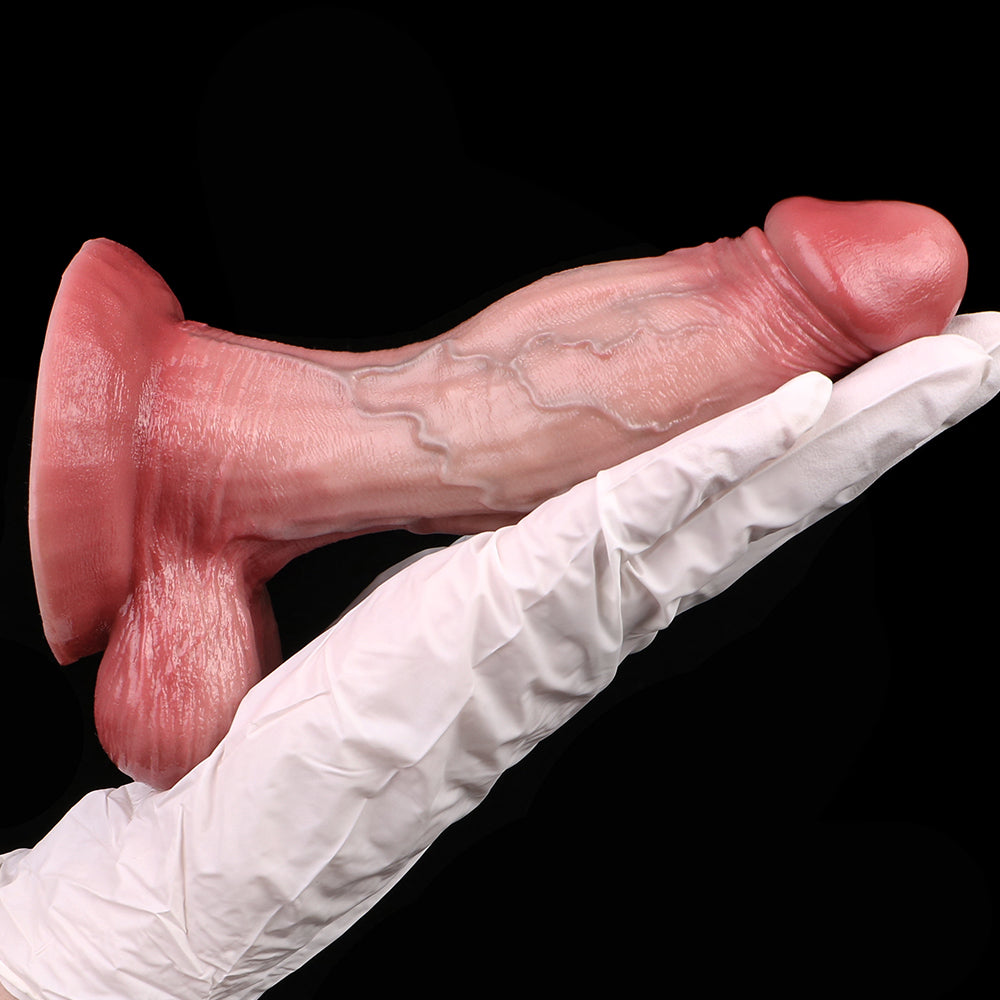 5-Inch Realistic Silicone Dildo — Dual-Layer Construction for Intense Vaginal Pleasure