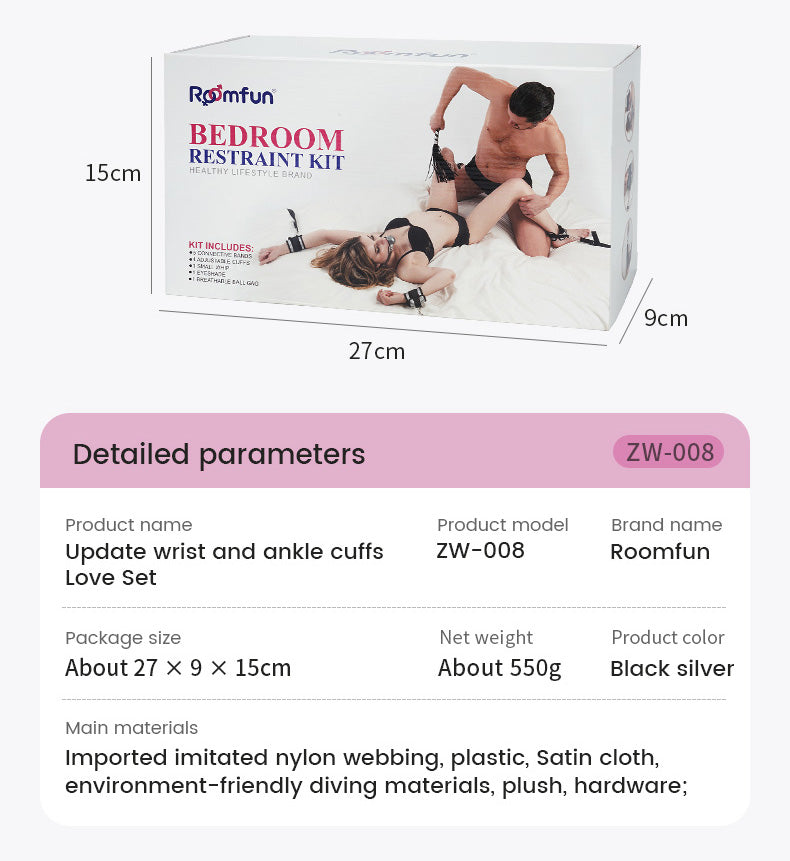 Pleasure Bondage Bed BDSM Set – Limits of Sex Toys for Men Women