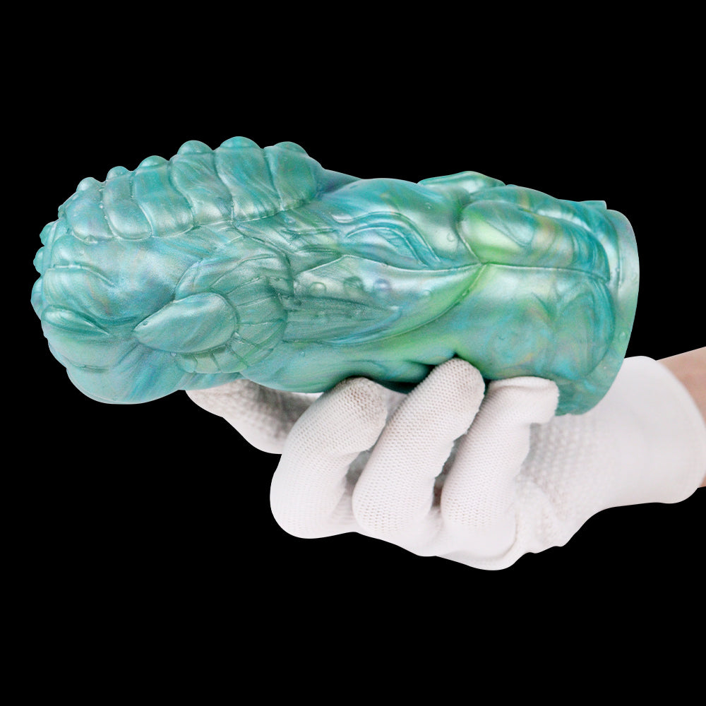 Fantasy Pocket Pussy Masturbation Cup - Blue-Green Realistic Vagina Sex Toys for Man