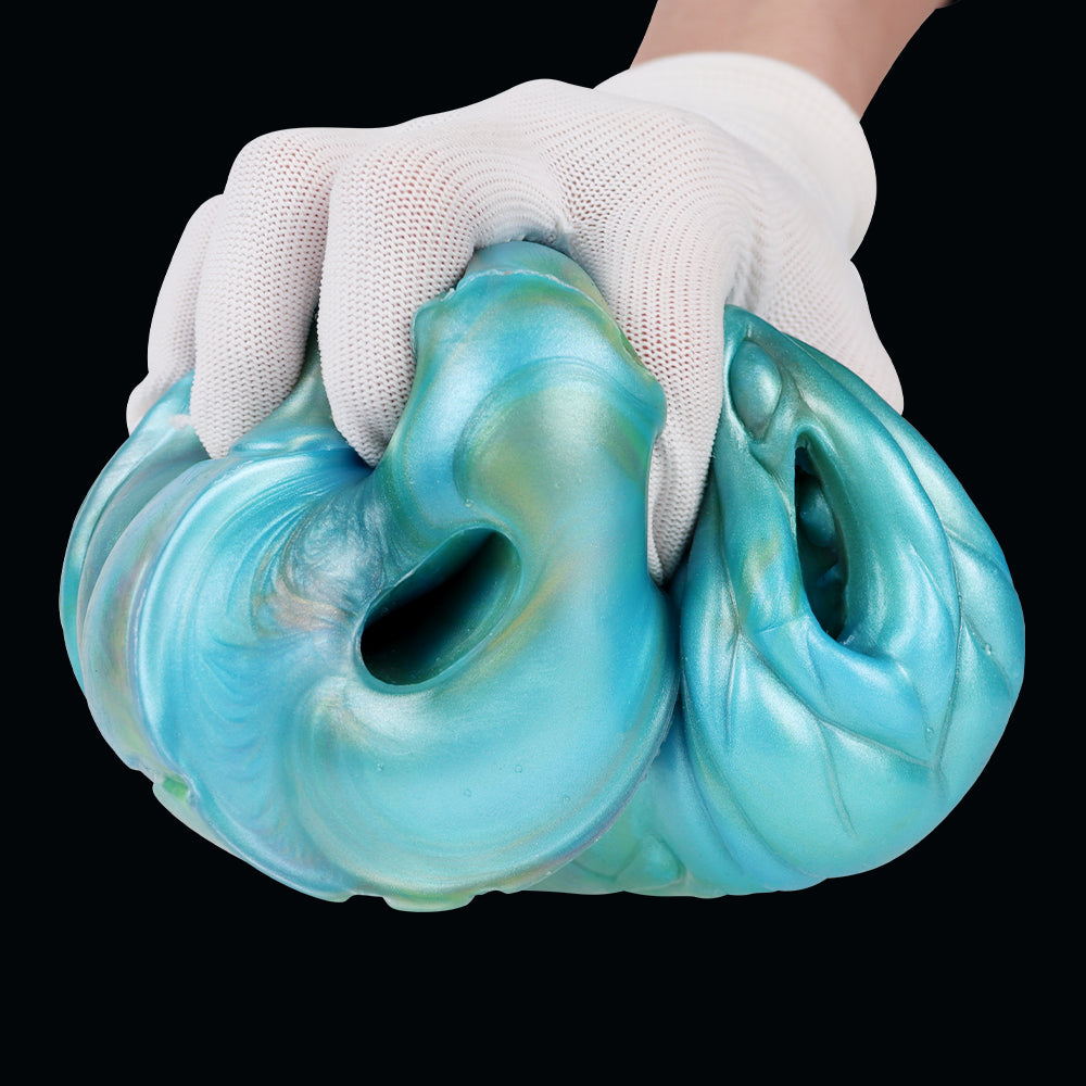 Vagina realista de silicona de bolsillo - Masajeador de pene masculino - Juguetes sexuales