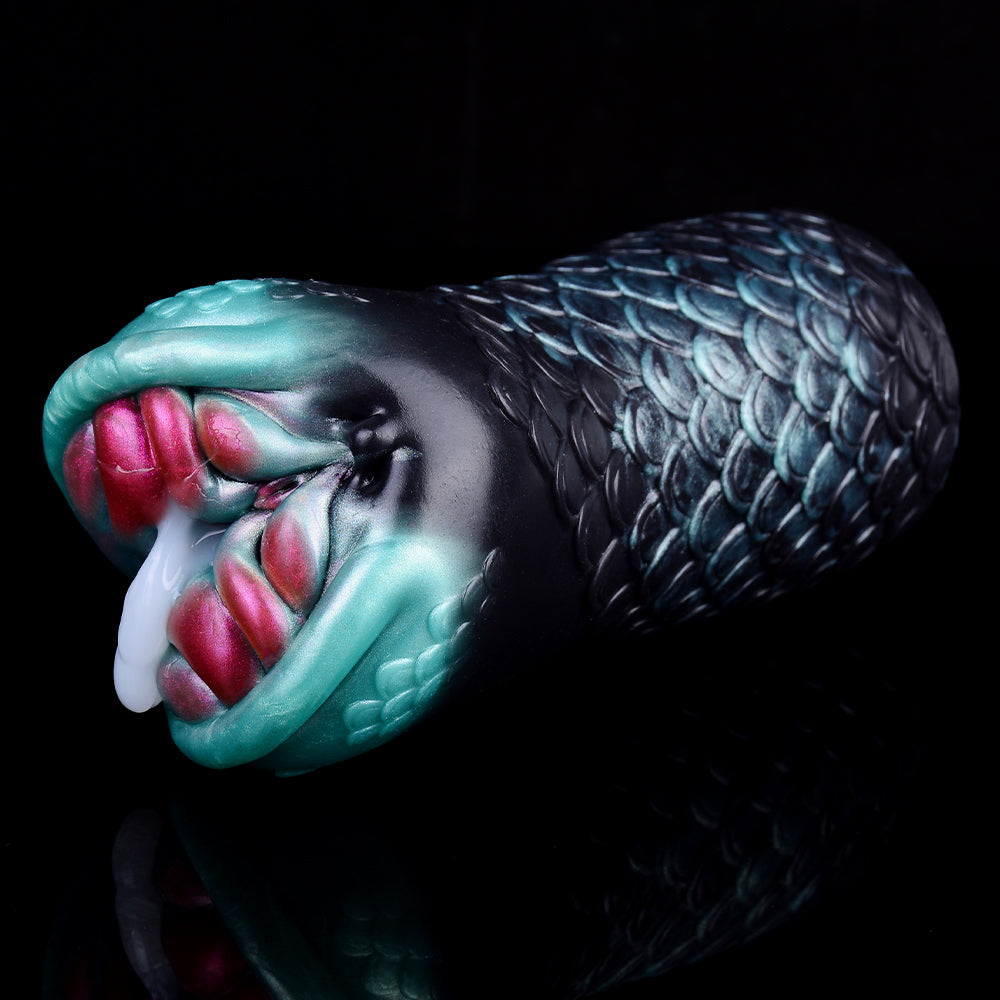 Black Mamba Snake Element Pocket Pussy – Realistic Design, Fantasy Sex Toy