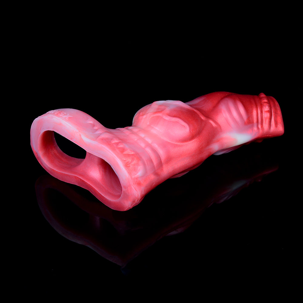 Dragon-Scale Fantasy Cock Sleeve – Best Penis Extender Sex Toy for Men