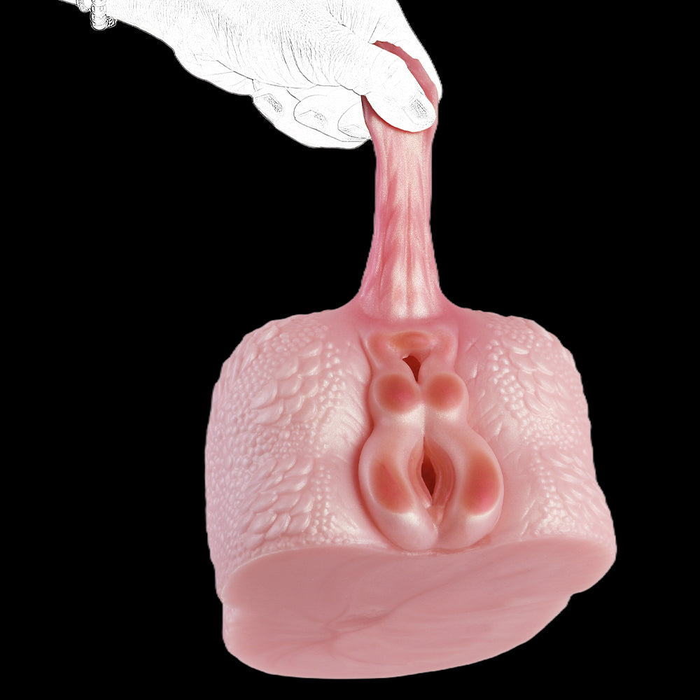 Fantasy Dual-Channel Dragon Butt Pocket Pussy - Insertion Penis Massager Male Stroker Toy