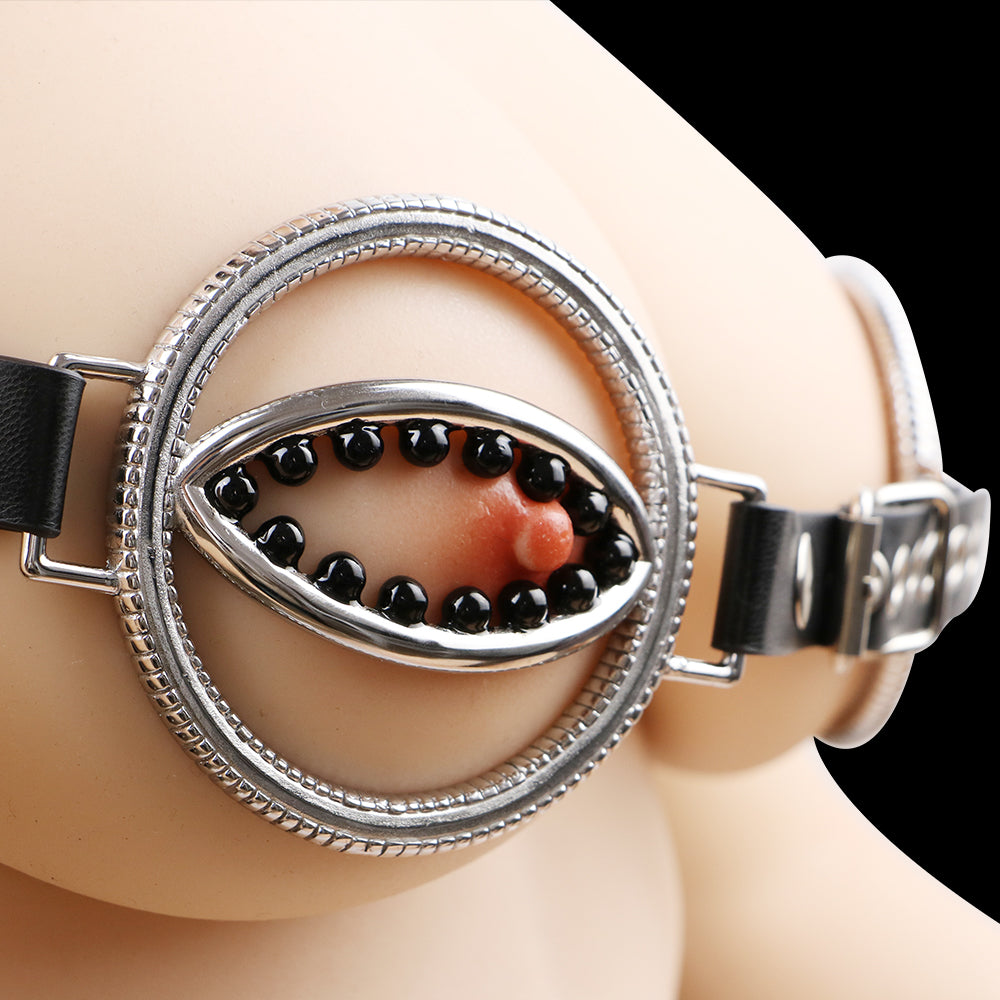 Nippelklemmen aus Metall in Blütenform – BDSM-Spielzeug für extreme sensorische Fesselung