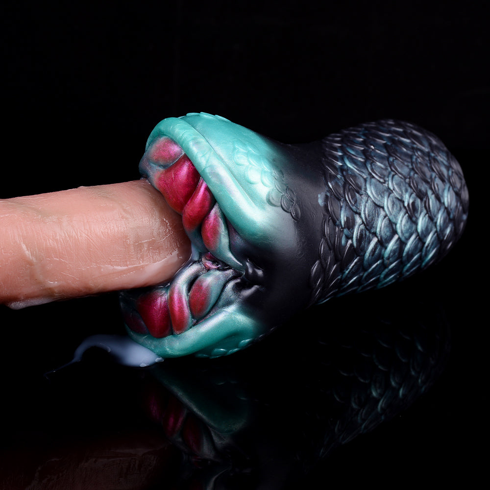 Black Mamba Snake Element Pocket Pussy – Realistic Design, Fantasy Sex Toy