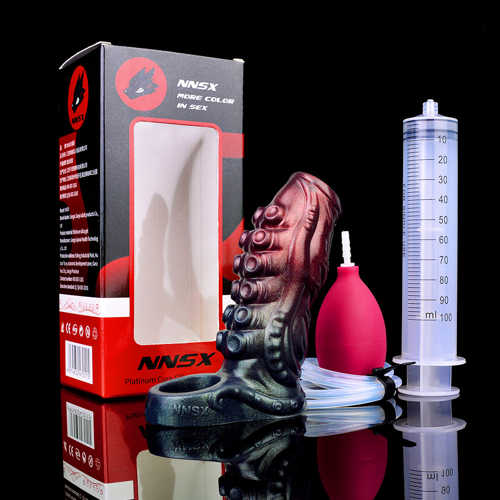 Tentacle Fantasy Cock Sleeve Self Bondage — 5.5 Inch Penis Extender Sex Games for BDSM