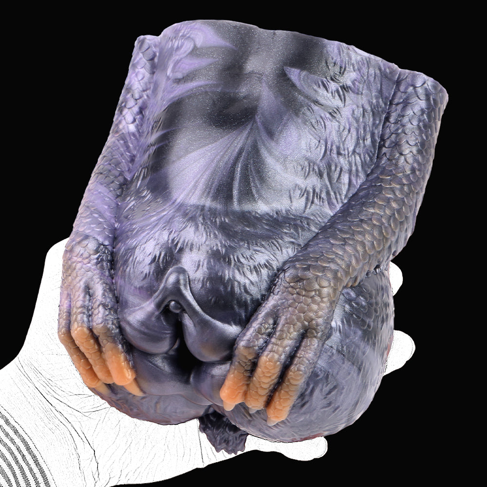 Juguetes sexuales de bolsillo con diseño de dragón de fantasía: diseño de juguete sexual de doble canal