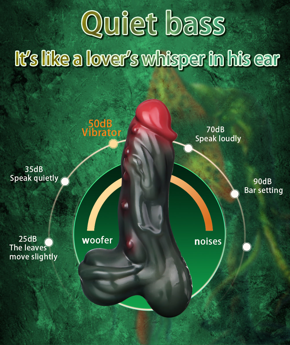 Vibrating Mutant Fantasy Dildo - Stimulating Female Clitoral Vibrator Pleasure Sex Toys