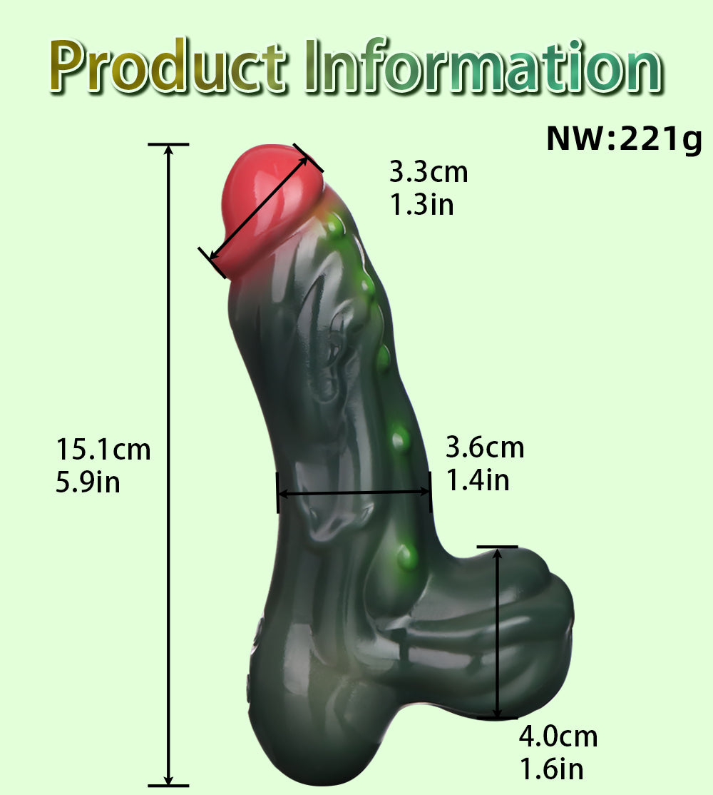 Vibrating Mutant Fantasy Dildo - Stimulating Female Clitoral Vibrator Pleasure Sex Toys