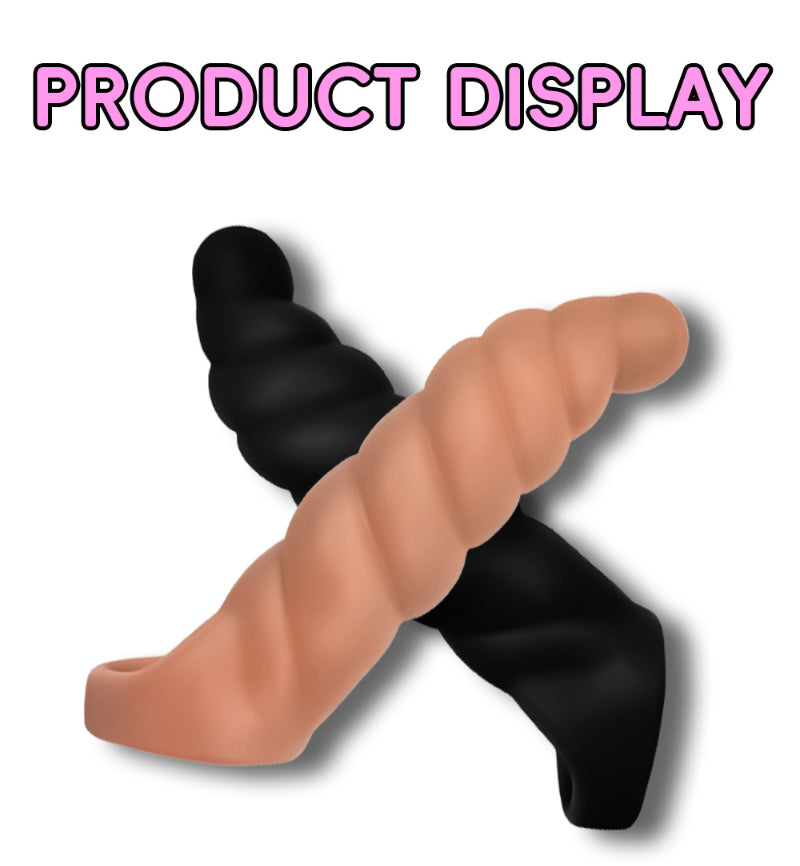 Spiral Penis Sleeve — Innovative Texture Design, Stimulating Sensory Sex Toy