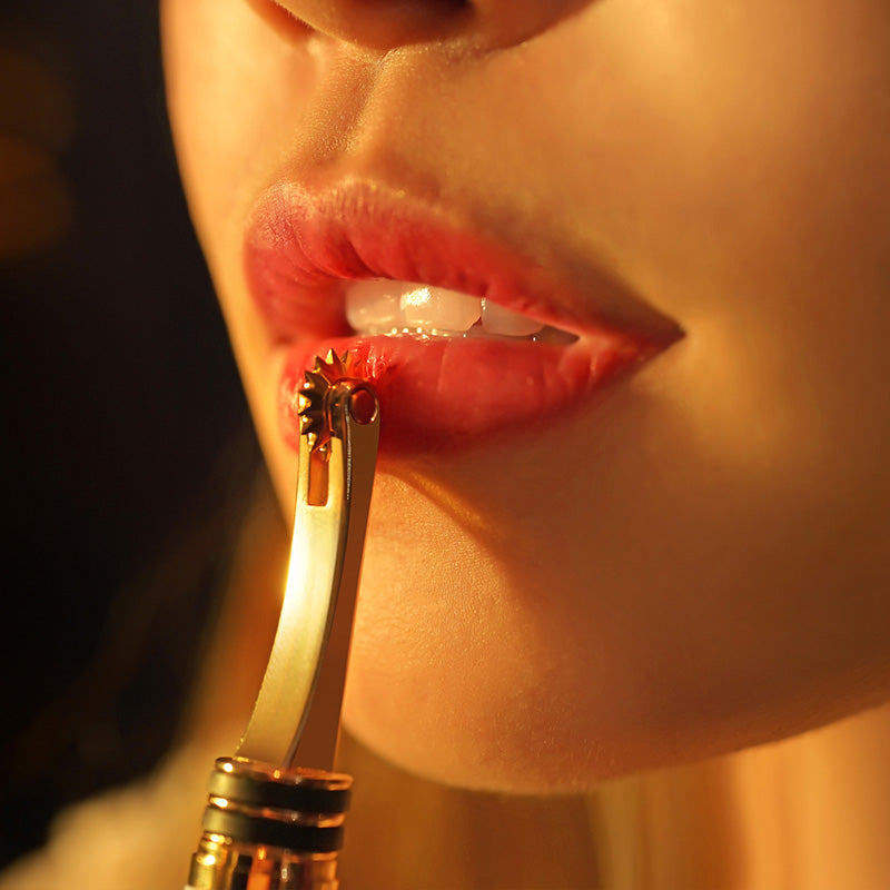 Spiny Pen Kinky Sex Toys -Golden Self Bondage with BDSM Kit
