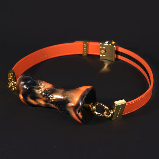 Mordaza de bola con forma de hueso, juguete sexual oral - Kit de bondage BDSM de silicona para orgasmos forzados