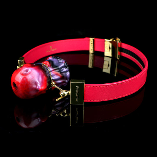 Mordaza de bola con forma de fantasma: juguetes sexuales BDSM seductores y cautivadores