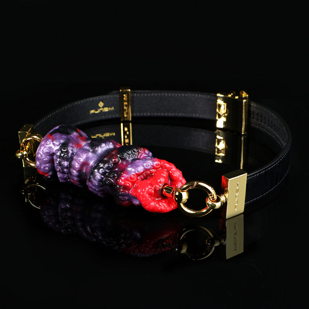 Fantasy Tentacle Wrapped Dildo Ball Gag – Explore the Sensory Limits of Bondage Sex Toys