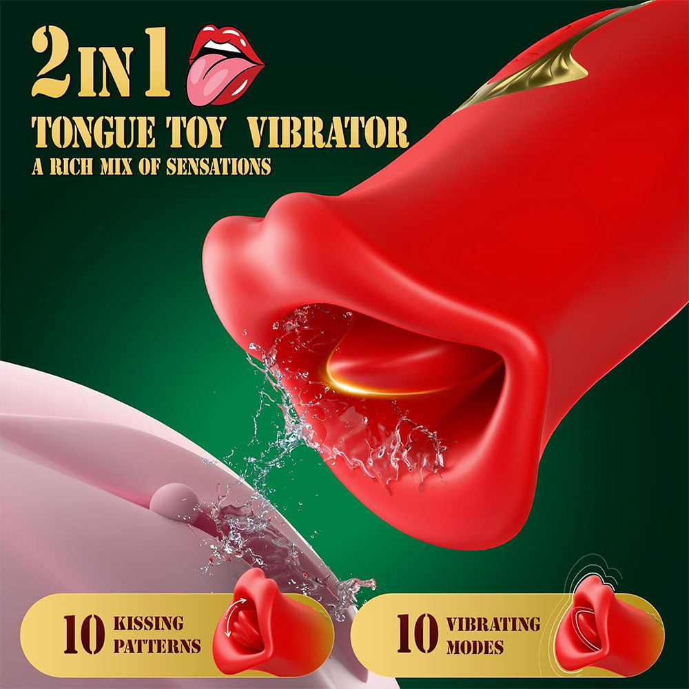 Silicone Vibrating Sucking Clit Oral Sex Master-Surpassing Real Human Sensations Female Masturbation Toys