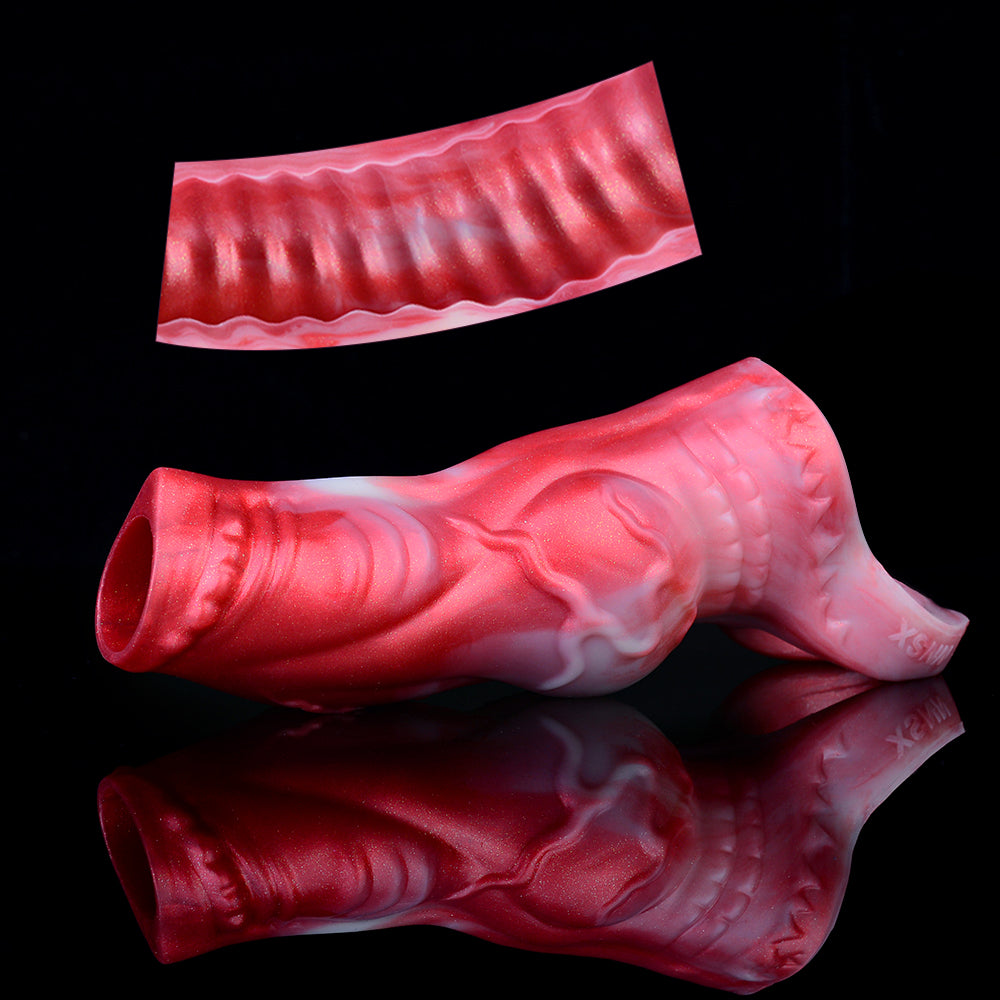 Dragon-Scale Fantasy Cock Sleeve – Best Penis Extender Sex Toy for Men