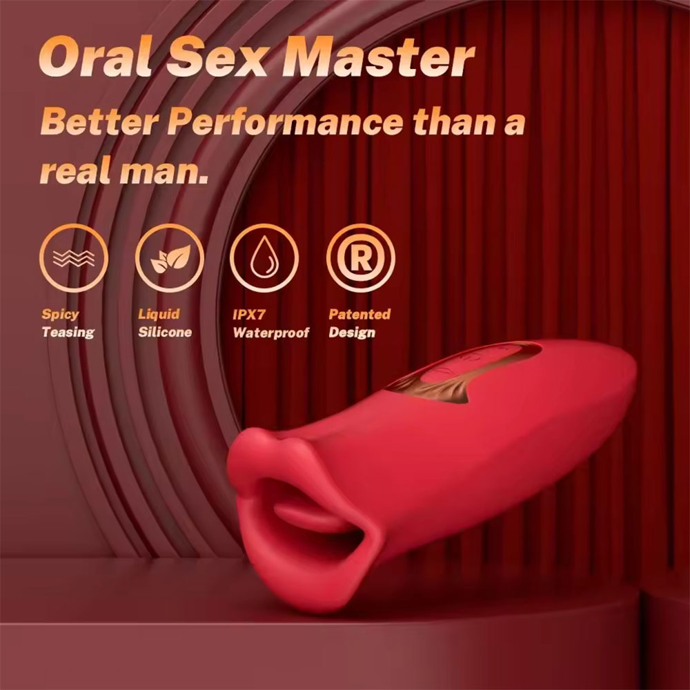 Silicone Vibrating Sucking Clit Oral Sex Master-Surpassing Real Human Sensations Female Masturbation Toys