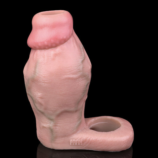 Funda de silicona para el pene para un pene más largo: juguete sexual realista con sensación de engrosamiento y menor incomodidad.