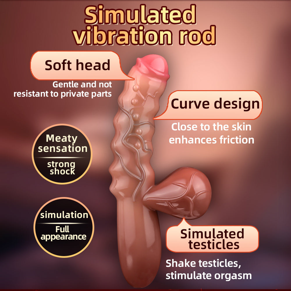 Waterproof G-spot Vibrating Thrusting Dildo – Clit Orgasm Control Female Sex Toys
