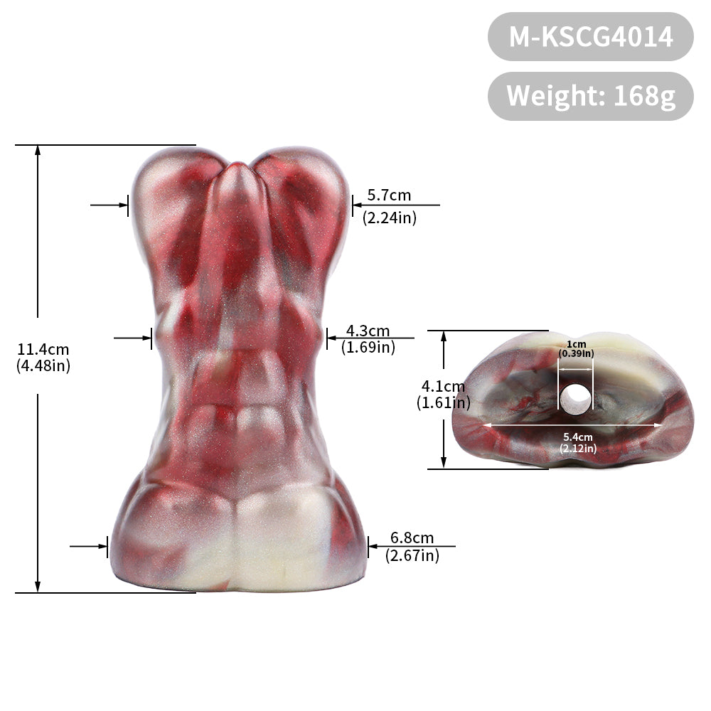 Muscle Fantasy Ball Gag Bondage Set – Premium Silicone BDSM Sex Toys for Men Women