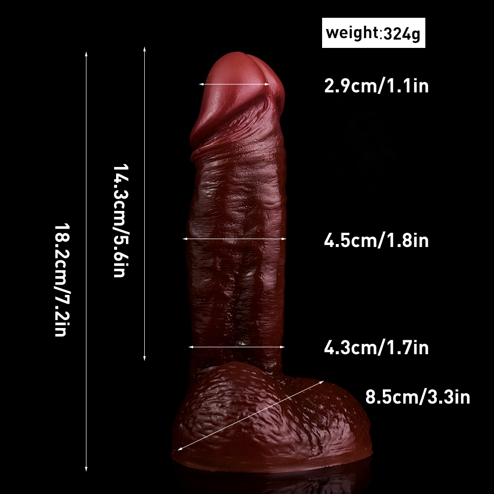 Realistic Silicone Anal Dildo Plug - Female Vagina Masturbation Sex Toys