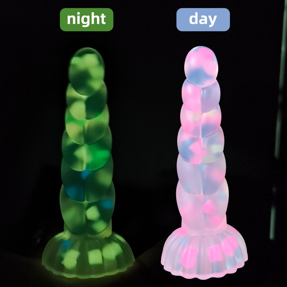 Silicone Anal Dildo Plug – Fantasy Glowing in the Dark Female Sex Toy