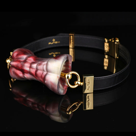 Juego de mordaza de bola Muscle Fantasy: juguetes sexuales BDSM de silicona premium para hombres y mujeres