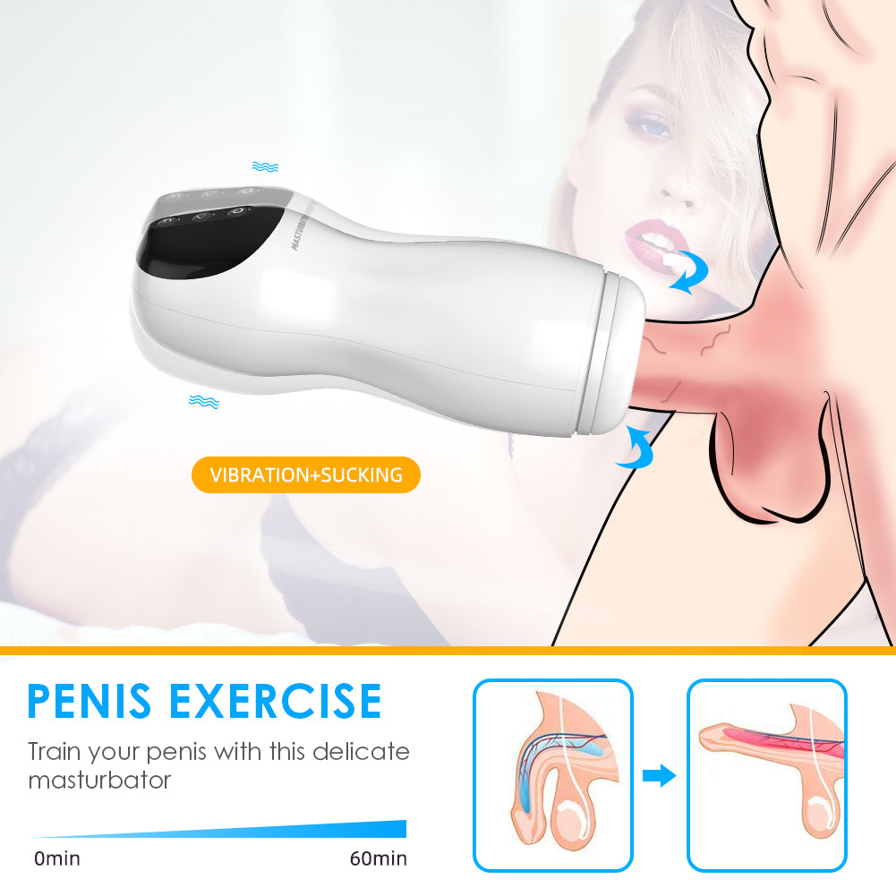 LustBond Smart AI Stroker – Intelligent Heating & Revolutionary Pleasure Experience