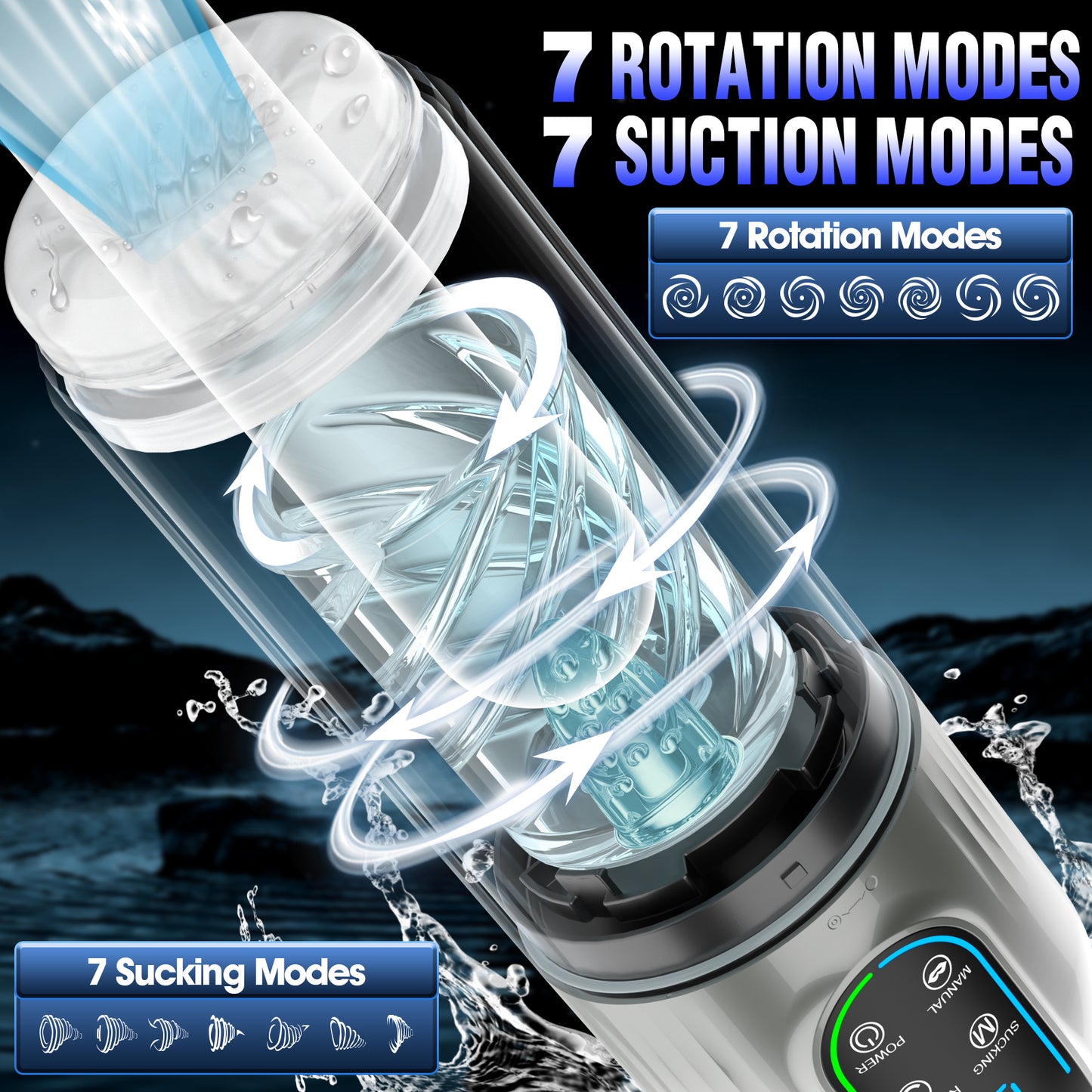 Smart Licking Male Penile Massage Stroker – Hands-Free Sexual Toys