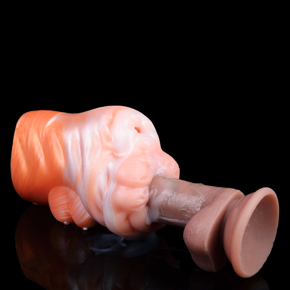 Green Bull Silicone Pocket Pussy — Bionic Experience Long-lasting Masturbation Sex Toy