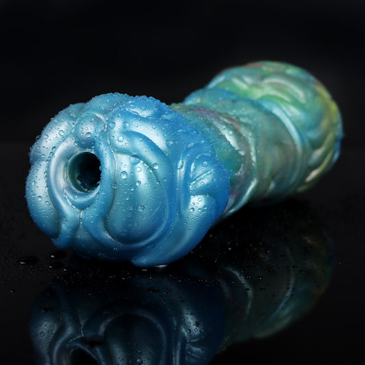 Masturbador de silicona de doble extremo con bolsillo – Juguetes sexuales de fantasía para masaje de pene masculino