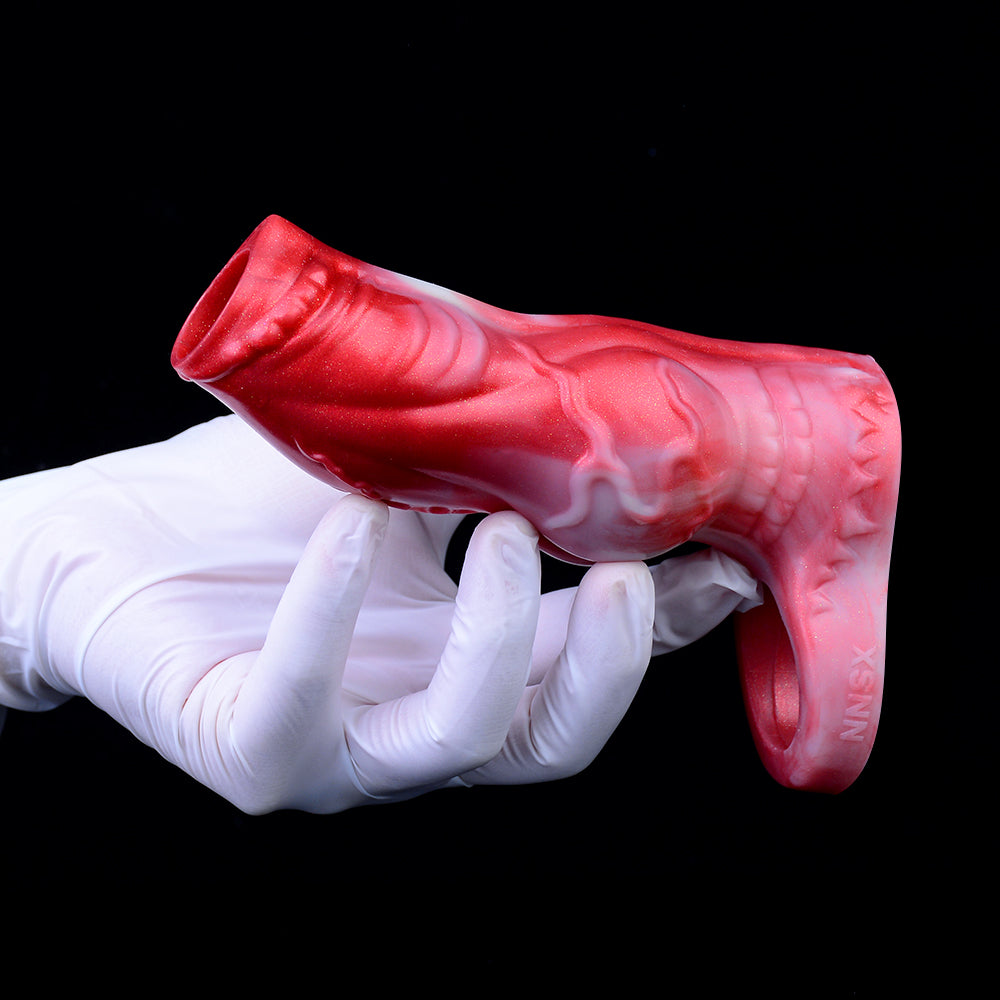 Dragon-Scale Fantasy Cock Sleeve – Best Penis Extender Sex Toy for Men