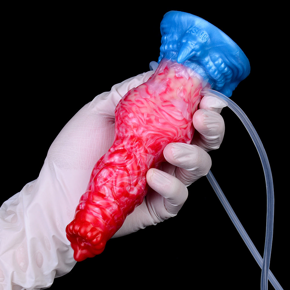 Portable Squirting Inflating Anal Dildo — Compact and Powerful Female Sex Toy