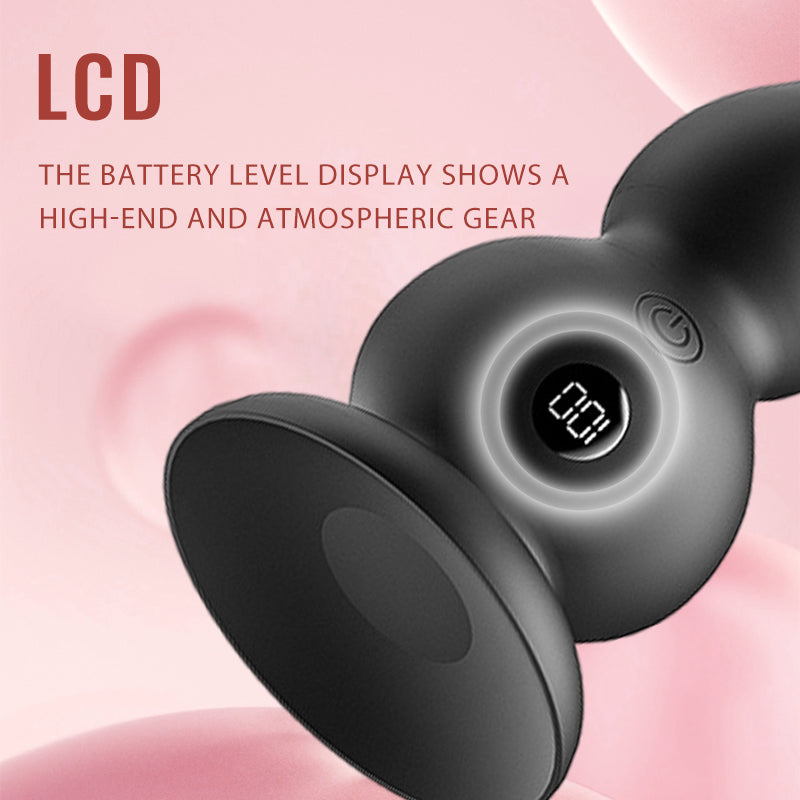 Anal Beads Vibrating Butt plug - Remote Control Vibrator Sex Toys for Women Men