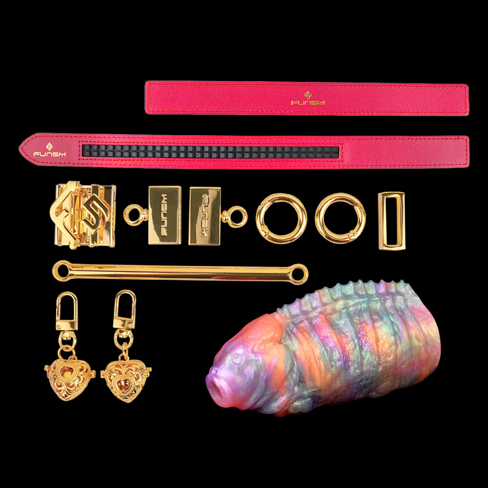 Fish-Shaped Horizontal Ball Gag – Neon-Colored Silicone Bondage Toy
