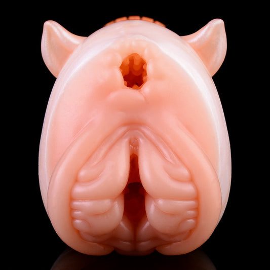 Masajeador de pene de bolsillo Red Fox Fantasy: combina elementos de fantasía con juguetes sexuales masculinos para la masturbación.