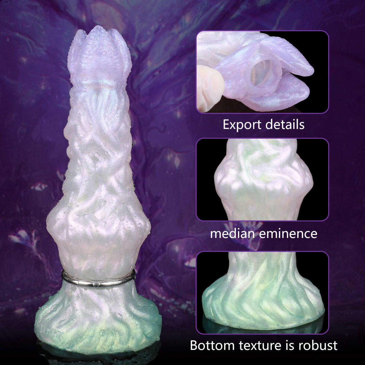 Fantasy Dildo Anal Plug Ovipositor – Realistic Ejaculating Silicone Sex Toy for Women