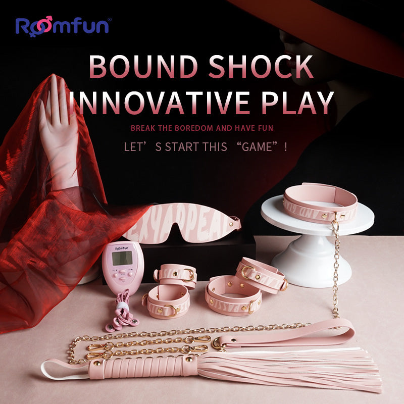 Leather BDSM Kit - Ruined Orgasm Restraint Bondage Sex Toys for Women