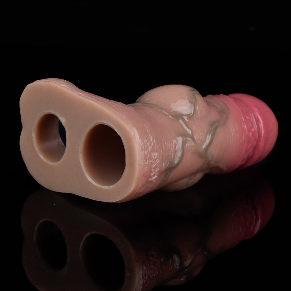 Mid-Testicle Design Penis Sleeve – Innovative Shape Sex Toys for Man