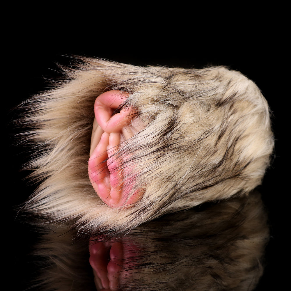Donkey Skin Silicone Pocket Pussy – Fur Texture Masturbator Sex Toys