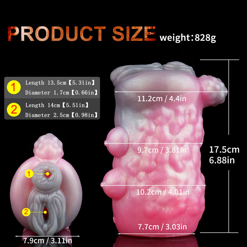 Goat-Inspired Silicone Pocket Pussy Masturbation Cup –Unprecedented Vagina Toys for Men
