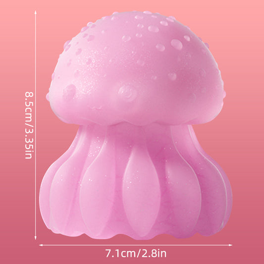 Estimulador de clítoris y pezones de medusa: una delicia de masturbación de silicona brillante