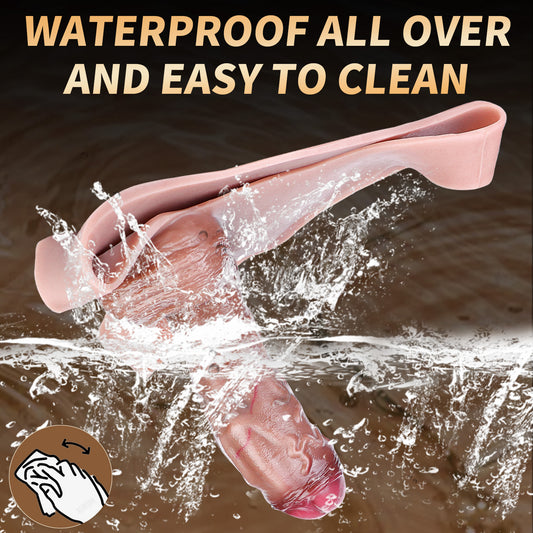 Bragas de silicona con funda para el pene de rendimiento mejorado: equipo diseñado para usuarios de penes de 5.5 pulgadas