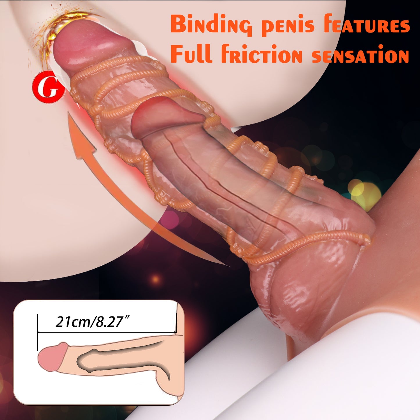 Pantalones de silicona con correa para el pene: diseño de simulación de juguete sexual en tono piel, para una experiencia sexual inmersiva.
