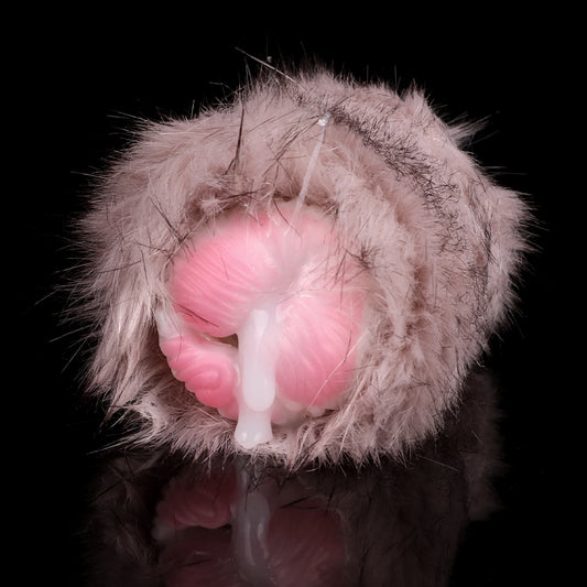 Pequeño gatito peludo de bolsillo: juguetes sexuales suaves y delicados para la masturbación