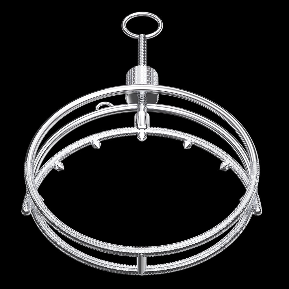 Spiked Heavy Metal Breast Clamps – Extreme Bondage and BDSM Sensory Stimulation