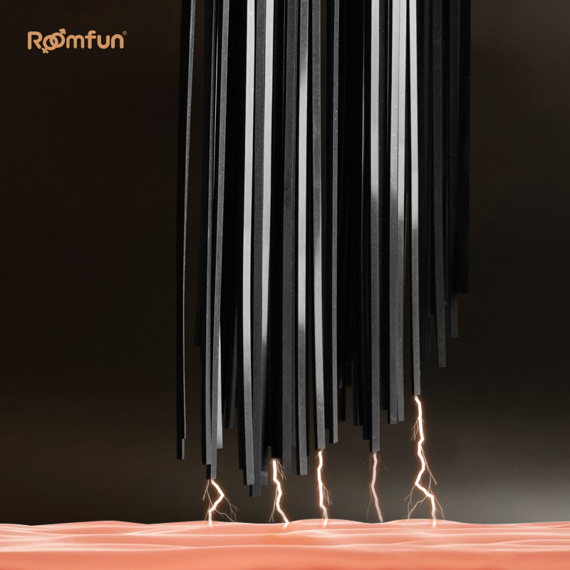 Electric Flogger BDSM Sexual -Extreme Restraints Leather Kinky Sex Toys for Women